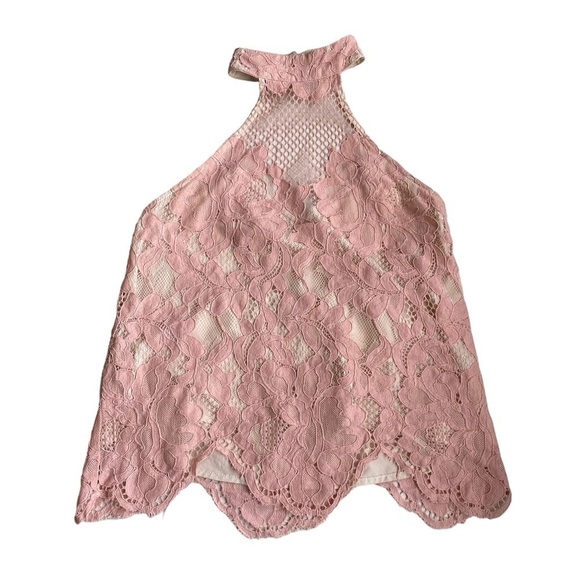 TOBI Lace Halter Top - Picture 2 of 8
